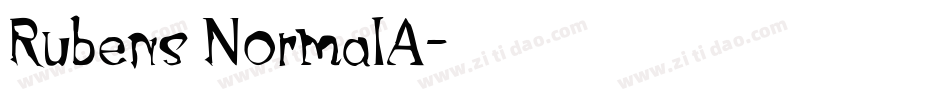 Rubens NormalA字体转换